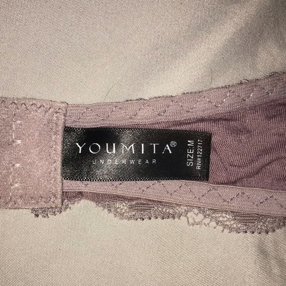 Youmita Light Purple Lace Bralette Size Medium - Picture 3 of 4